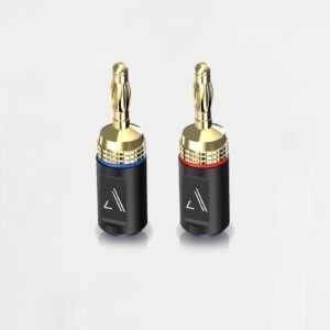 Pair of Banana Jack Austere Speaker Cable