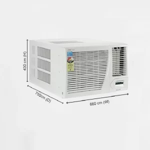 Voltas 1.5 Ton 3 Star Window AC (Copper 183 CZP White)