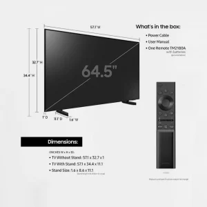 Samsung 163 cm (65 inches) Ultra HD Smart QLED TV 65AU8000