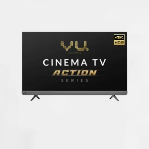 Vu 164cm (65inches) Cinema TV Action Series 4K Ultra HD LED Smart Android TV 65LX  I With 100 watt Front Soundbar