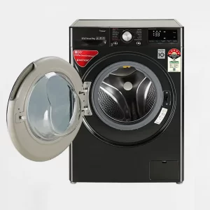 LG 8 KG Fully Automatic Front Load Washing Machine(FHV1408ZWB,Black Steel)
