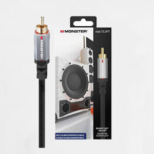 Monster Coaxial Audio Cable for Subwoofer Connector