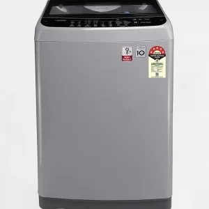 LG 9.0 Kg 5 Star Smart Inverter Fully-Automatic Top Loading Washing Machine (T90SJSF1Z, Middle Free Silver, Jet Spray+)