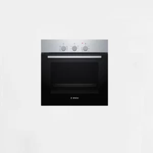 Bosch Serie | 2 60 cm 66 Ltr built-in oven with 3D hotair: achieve perfect baking and roasting results on up to three levels simultaneously (HBF011BR0Z)