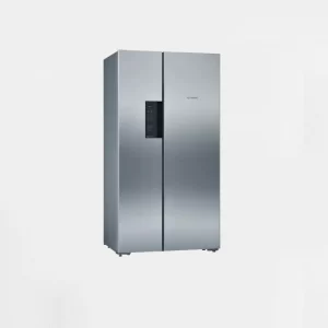 Bosch 661 L Frost Free Side-by-Side Refrigerator(KAN92VI35I, Stainless Steel, Inverter Compressor)