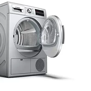 Bosch 7 kg Fully Automatic Condenser Tumble Dryer WTG86409IN, Silver, Inbuilt Heater)