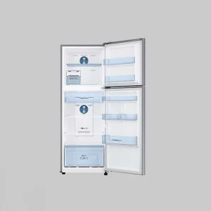 Samsung 345 L 3 Star Frost Free Inverter Double Door Refrigerator (RT37T4533S9, Refined Inox)