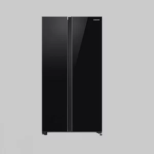 Samsung 700 L with Inverter Side-by-Side Refrigerator (RS72R50112C, Black)