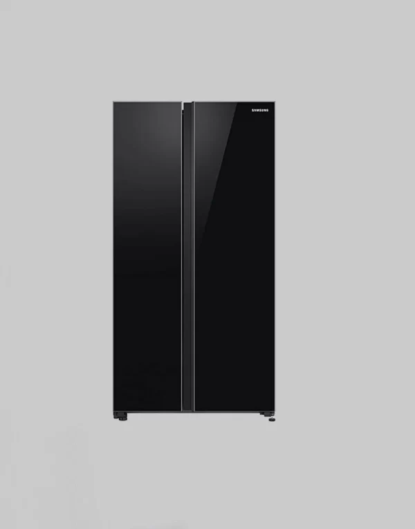 Samsung 700 L with Inverter Side-by-Side Refrigerator (RS72R50112C, Black)