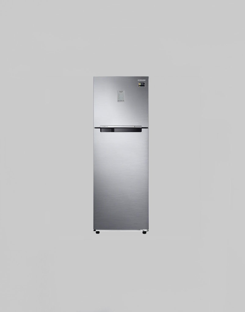 Roll over image to zoom in Samsung 275 L 2 Star Inverter Frost-Free Double Door Refrigerator (RT30T3722S8, Elegant Inox, Convertible)