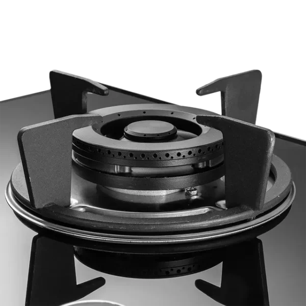 KAFF FBB 603 Tempered Glass Top 3 Burner Automatic Electric Hob (Enamelled Matt Finish Grills, Black) - Image 4