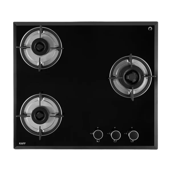 KAFF FBB 603 Tempered Glass Top 3 Burner Automatic Electric Hob (Enamelled Matt Finish Grills, Black) - Image 6