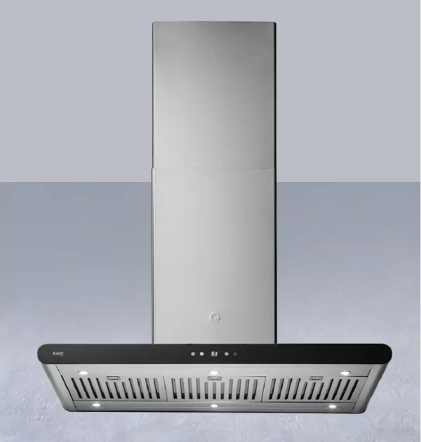 Baffle Kaff CANARY DHC BF 90 IS Kitchen Chimney, 900 mm, Suction Capacity(m3/hr): 1200