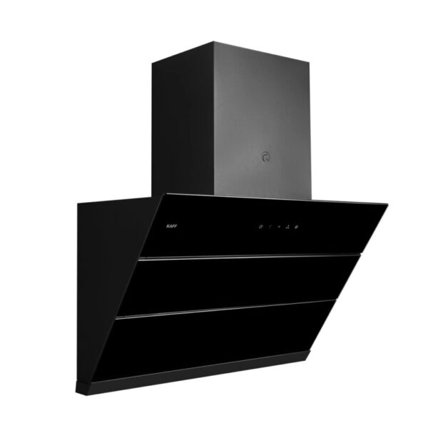 KAFF NOBELO LX DHC 75 Filter-less Auto Clean Slant Kitchen Chimney 75 CM with 1250 m3/hr Suction Capacity, Touch with Motion Sensor Control, Automatic Open Glass Panel (Black) - Image 7