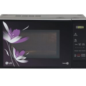 LG 20 L Solo Microwave Oven with Glass Door, i-wave technology, Anti-Bacteria Cavity, Floral Black