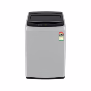 LG 7 Kg Top Load Washing Machine with Smart Inverter Motor, TurboDrum, Middle Free Silver, 5 Star