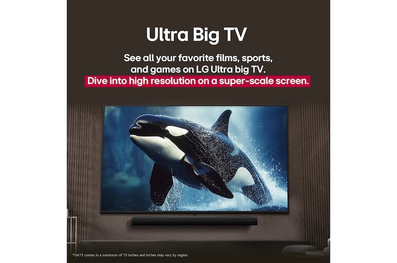 LG (43)UHD AI UA73 4k Smart TV 109.22 cm - Image 10
