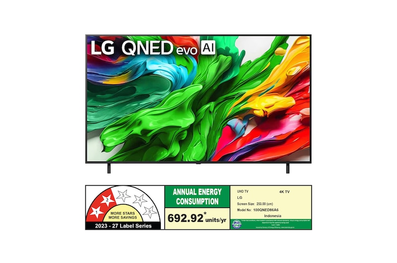LG 254 cm (100-inch) QNED evo AI QNED86 Mini LED 4K Smart TV (2026 Model) - Image 2