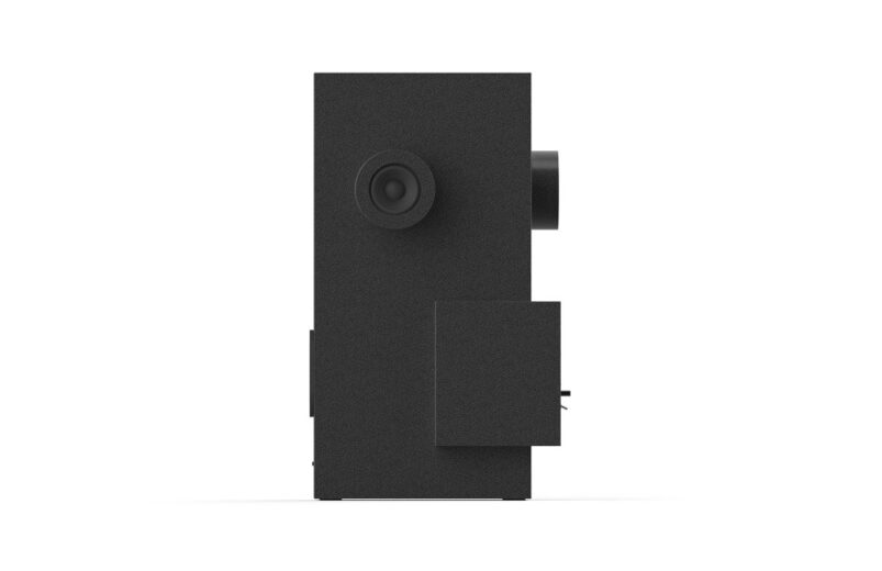 Transparent Brutalist Speaker Black 42 000 kr