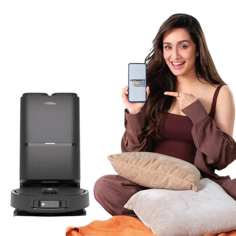 Eureka Forbes Smartclean with Fully Automatic Cleaning Station Robotic Vacuum Cleaner