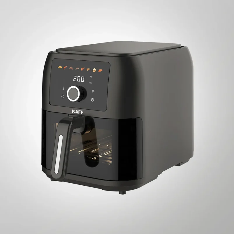 KAFF KFR 8- Premium Matte Grey Finish Air Fryer