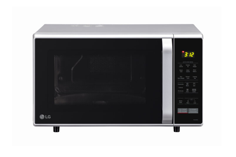 LG 28 L Convection Microwave Oven with 251 Auto Cook Menu, Diet Fry, Quartz Heater, Stainless Steel Cavity, Silver