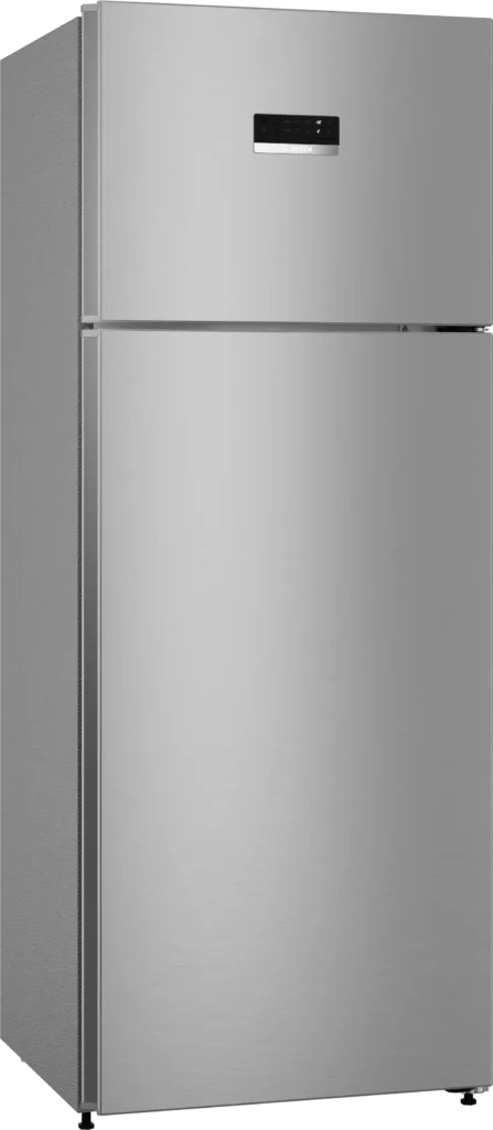 Bosch CTC35S21VI Series 4 free-standing fridge-freezer with freezer at top 175 x 67 cm Silver, Total No Frost