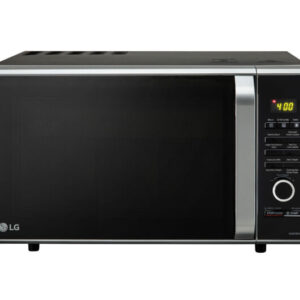 LG 28 L Charcoal Convection Microwave Oven with Charcoal Lighting Heater, Diet Fry, Motorised Rotisserie, Black
