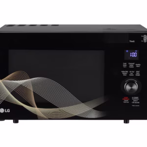 LG 28 L Convertible Microwave Oven with Air Fry, Charcoal Lighting Heater™, 331 Auto Cook Menu Powered by Thinq, Black