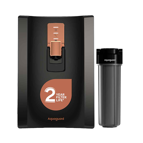 Aquaguard Enrich Superio 2X RO+UV Stainless Steel Water Purifier | 2 Year Filter Life | With Mega Sediment Filter