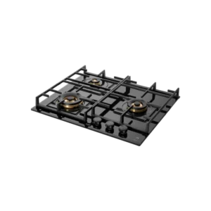 MFBX 603 - 3 Full Brass Burners Built-in Hob with Square Drip Tray, Auto Electric Ignition