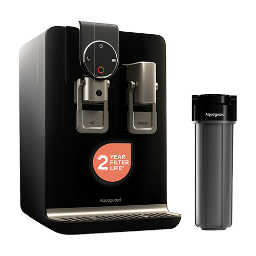 Aquaguard Aspire Blaze 2X RO+UV Stainless Steel Water Purifier | 2 Year Filter Life | With Mega Sediment Filter