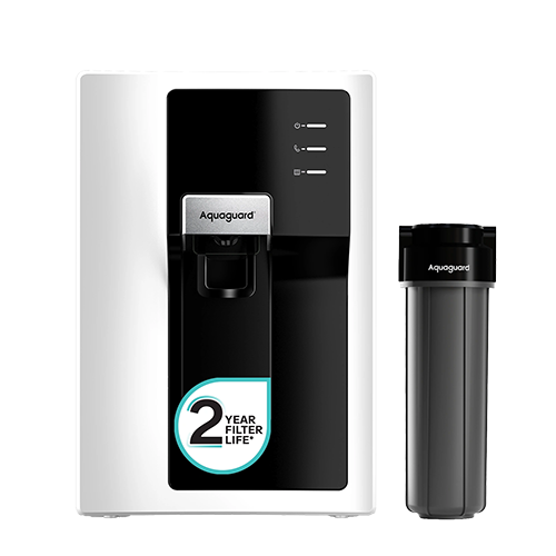 Aquaguard Enrich Astor 2X RO+UV Alkaline Water Purifier | 2 Year Filter Life | With Mega Sediment Filter