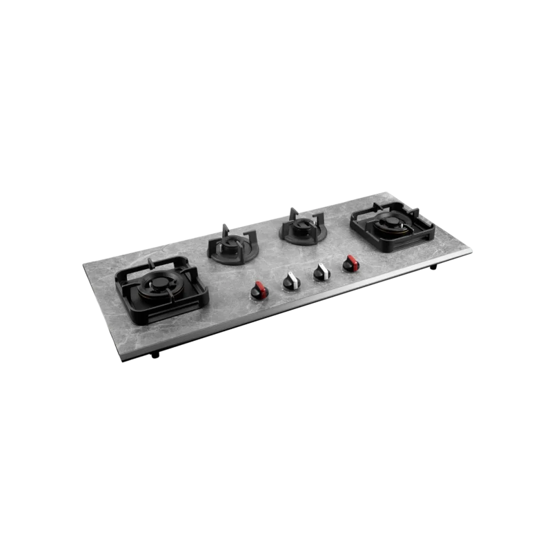 MARMOR 1104- 4 Burner Built-in Hob with High Efficiency Burners, Full Flame Failure Device