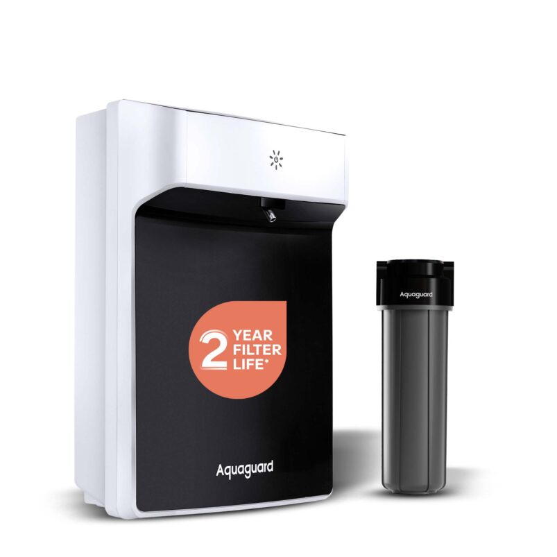 Aquaguard Enrich Booster UV 2X Water Purifier | 2 Year Filter Life | With Mega Sediment Filter