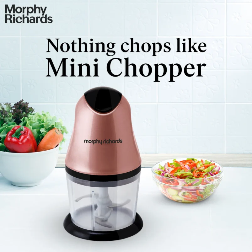 Morphy Richards Mini Chopper 300W (Rose Gold)