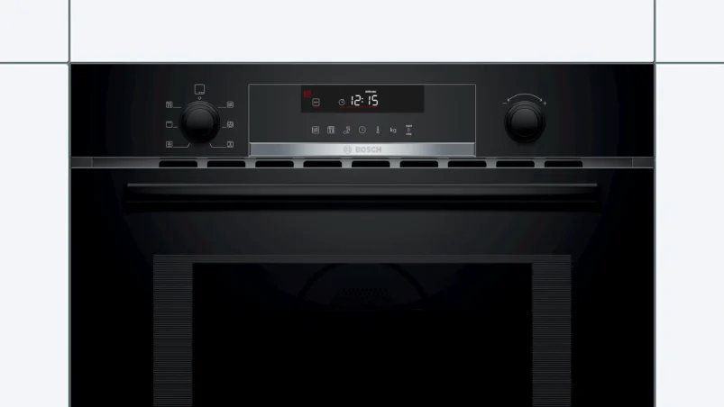 Boach Series 6 Built-in microwave oven with hot air 60 x 45 cm Black
