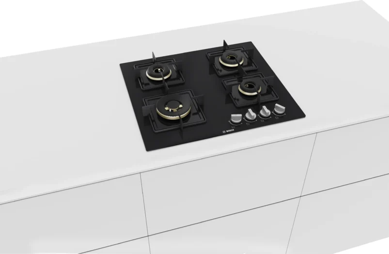Bosch Series 4 Gas hob 60 cm Tempered glass, Black - Image 2