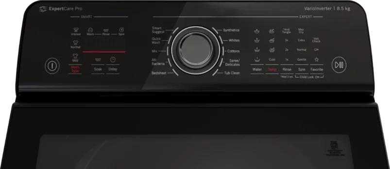 Bosch WOI855B7IN Series 6 washing machine, top loader 680 rpm