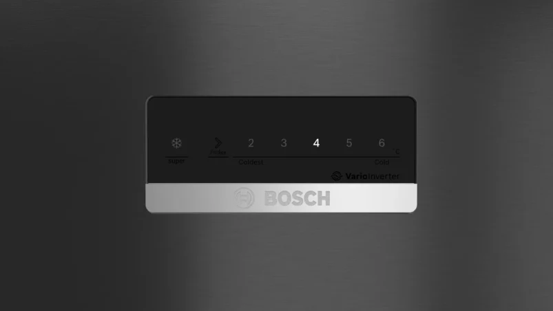 Bosch CTN35S31VI Series 4 free-standing fridge-freezer with freezer at top 175 x 67 cm Silver, Total No Frost