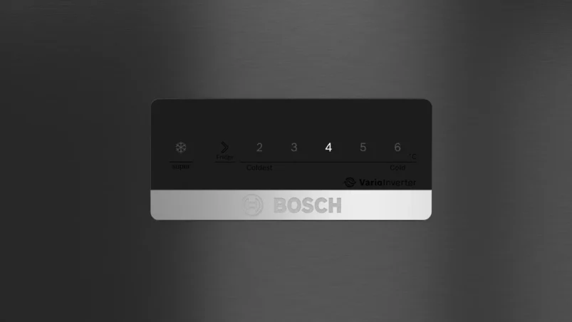Bosch CTN39S31VI Series 4 free-standing fridge-freezer with freezer at top 187 x 67 cm Silver, Total No Frost