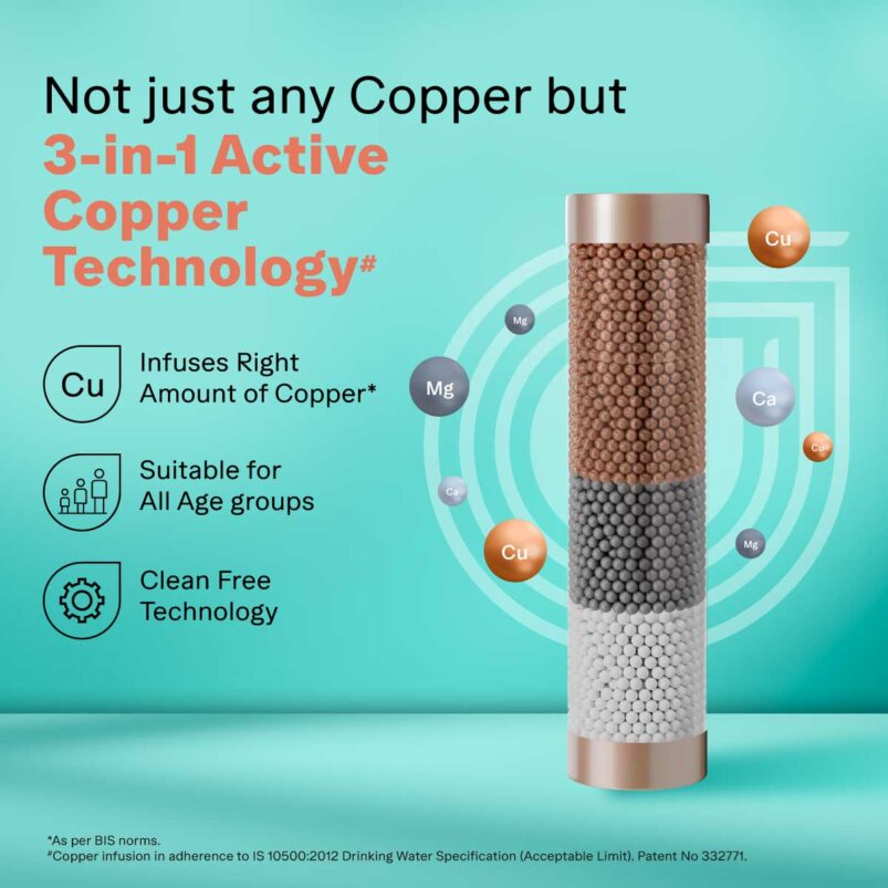 Aquaguard Enrich Neo 2X RO+UV Water Purifier | 2 Year Filter Life | With Mega Sediment Filter