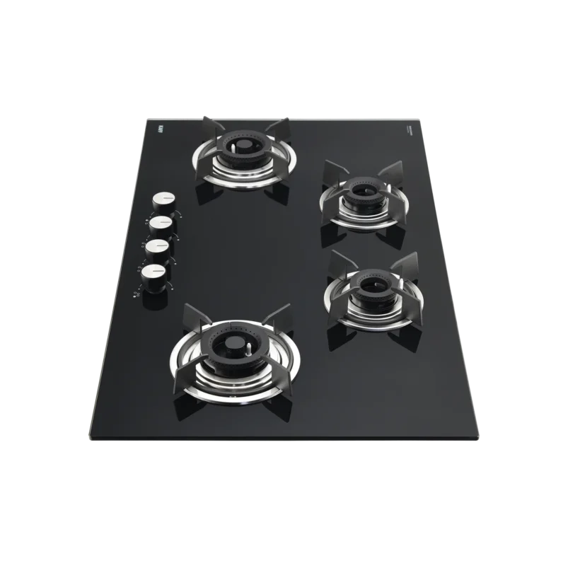 HBR 904 A - 4 Burner Hob with Brass Burners - Image 2