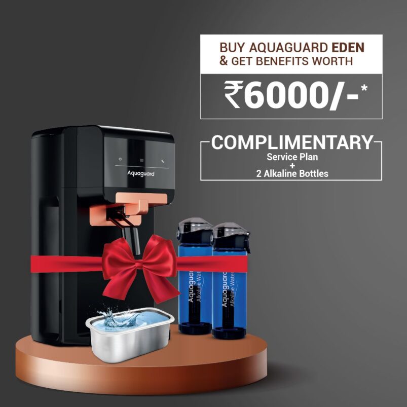 Aquaguard Eden WS RO+UV Stainless Steel Copper Water Purifier