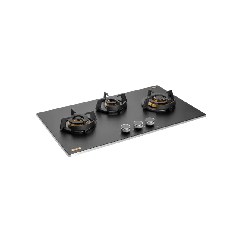 MSM 783 / MSM 783X – 3 Full Brass High Efficiency Burners Built-In Hob, FFD, Decorative SS Moulded Strip