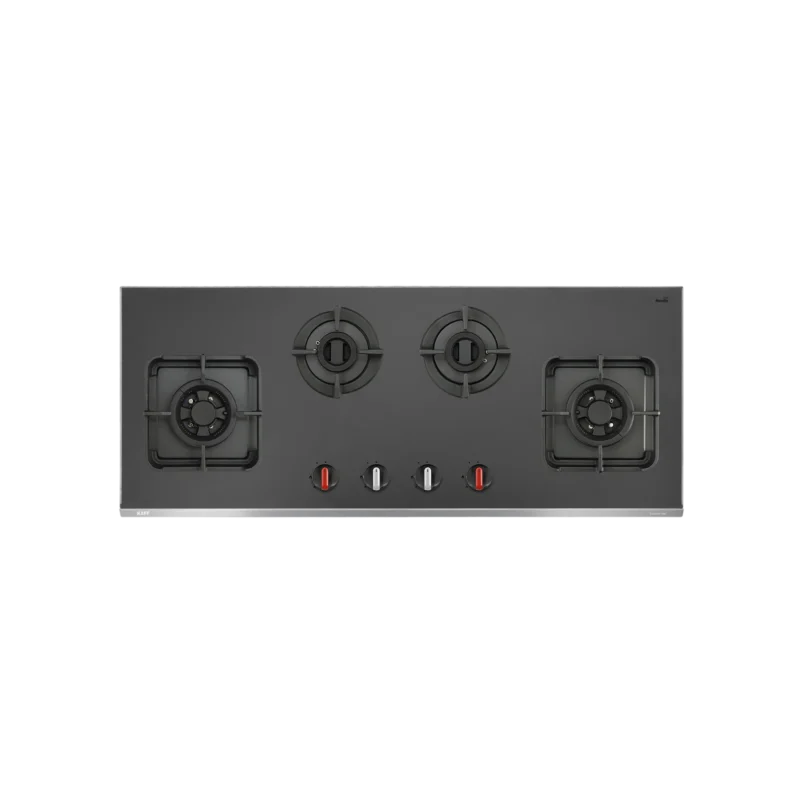 CRYSTAL NOIR 1104- 4 Burners Built-in Hob with Frosted Crystal Black Glass Finish - Image 3