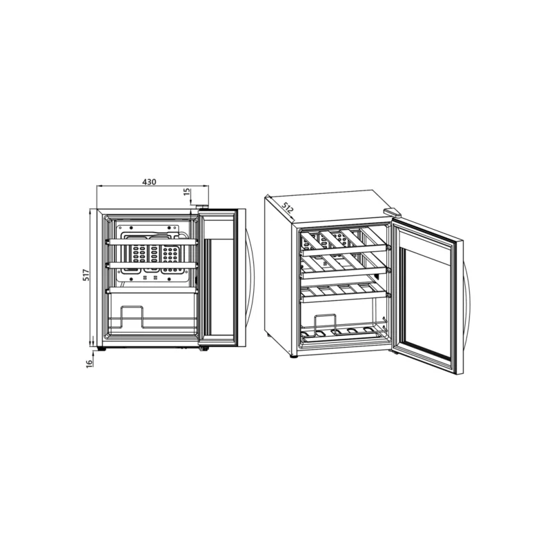 WC 48 TH BW (Free Standing)