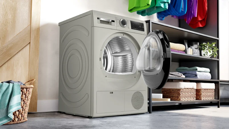 Bosch WQG24108IN Series 4 heat pump tumble dryer 9 kg Silver inox - Image 3