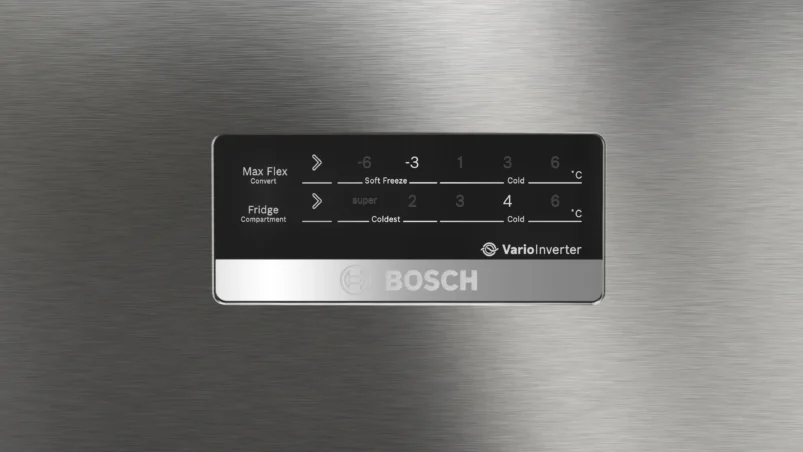 Bosch CMC36K03NI Series 4 free-standing fridge-freezer with freezer at top 187 x 67 cm - Image 3