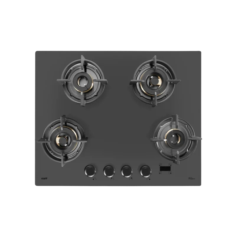 PRS 654- 4 Burners Built-in Hob, Digital Timer, 8mm Thick Premium Frosted Black Glass - Image 3